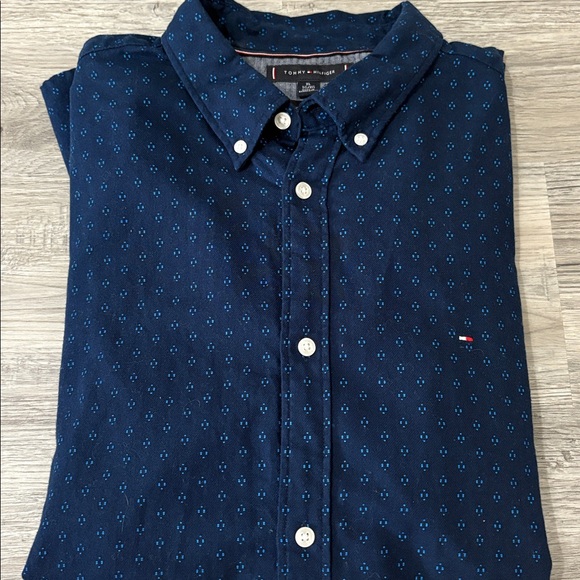 Tommy Hilfiger Slim Fit Brushed Men’s Size XL Shirt NWT - Picture 8 of 8